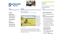 Desktop Screenshot of horten-seniornett.com