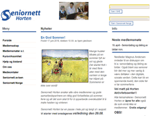 Tablet Screenshot of horten-seniornett.com